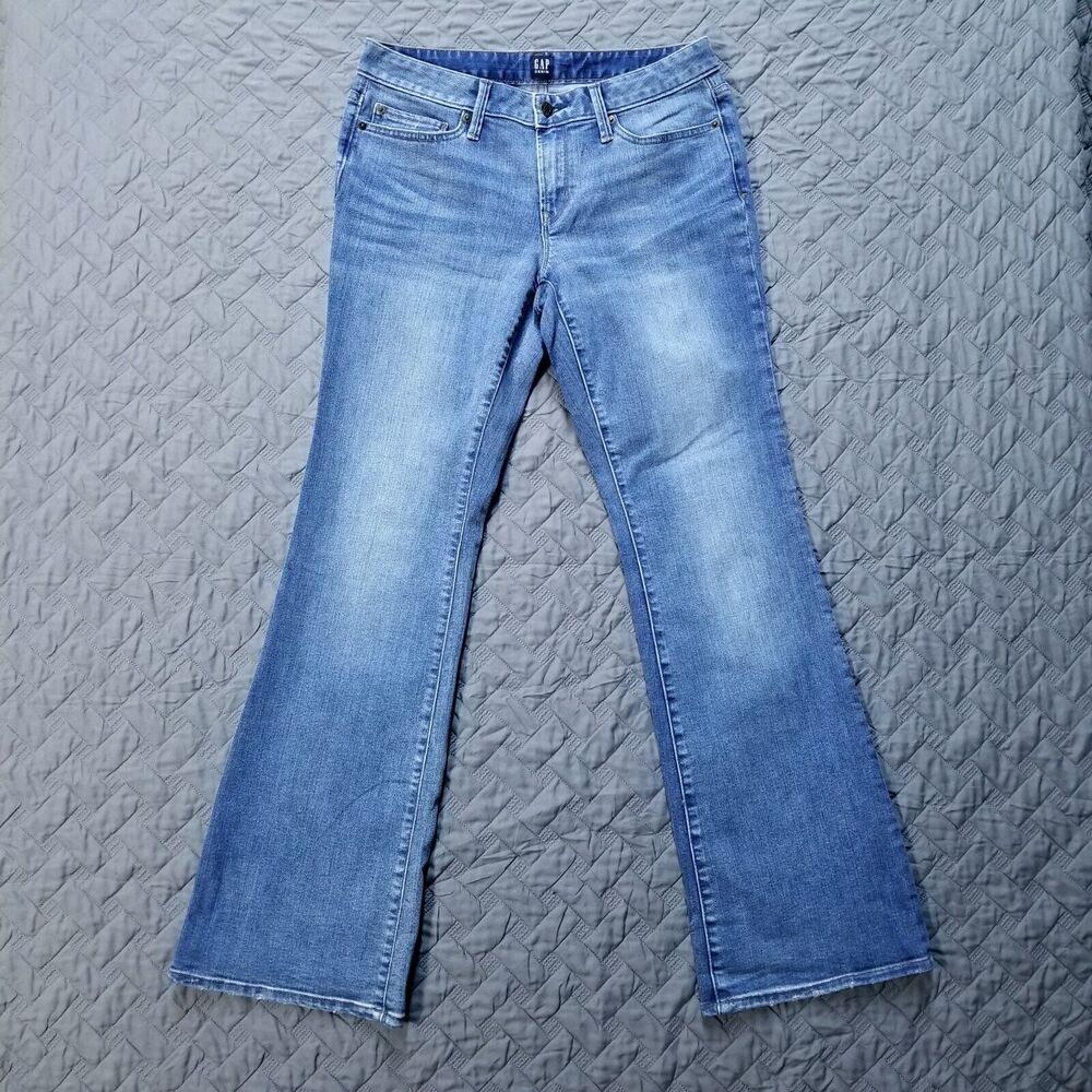 Gap Denim Jeans Womens 28R Blue Long And Lean Dark Wash American Denim